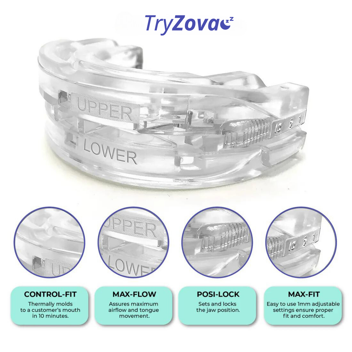 Try Zova™ Anti-Snoring Mouthpiece